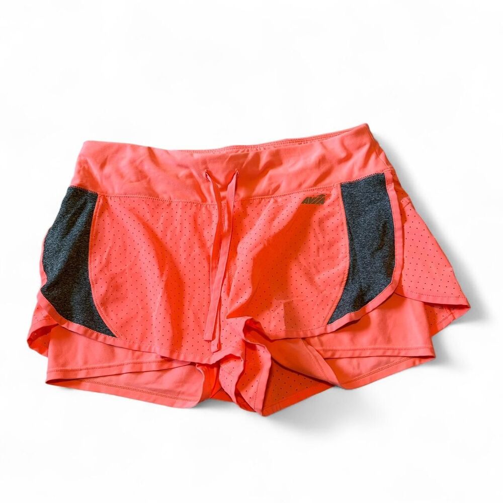 Avia Women's Pink and Grey Shorts Small‎
